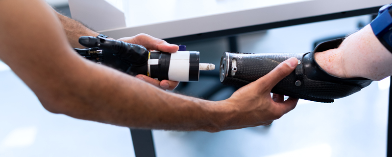Upper extremity prosthetic arm